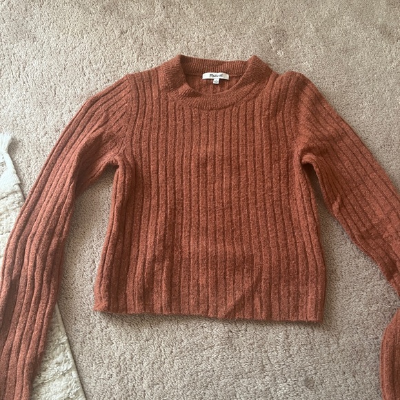 Madewell Rust Knit Sweater - Picture 2 of 3